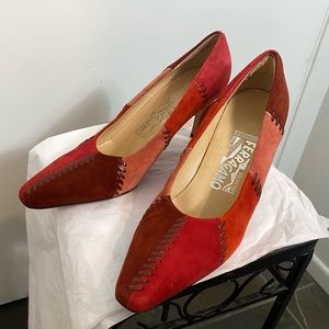 Salvatore Ferragamo Suede Pumps